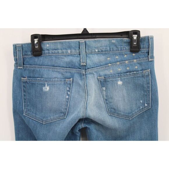 Ksubi Womens Jeans W28 L32.5 Scooter Stretch Mid Indigo Straight Jean NWOT - Picture 5 of 8